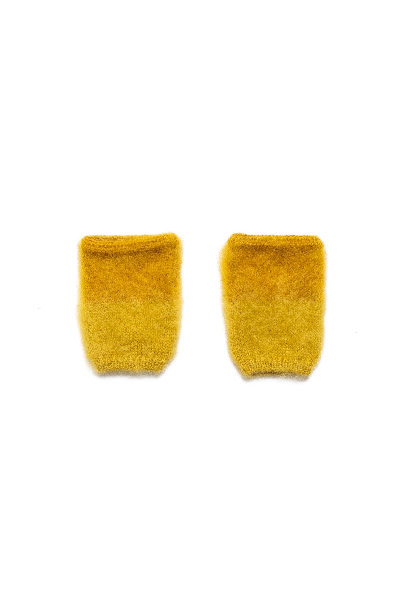 Mohair Knit JOURNEY Gloves - Yellow