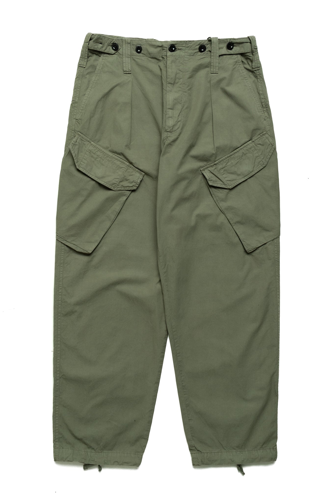 Loose Cargo Pants - Thyme