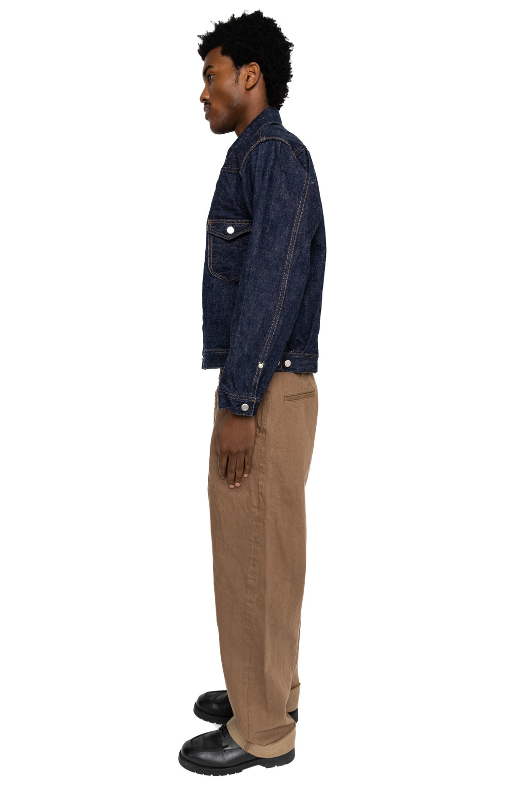 Samurai Jeans S101AX-SAKURA AI Plus Sakura 18oz Jean Jacket – BLUE