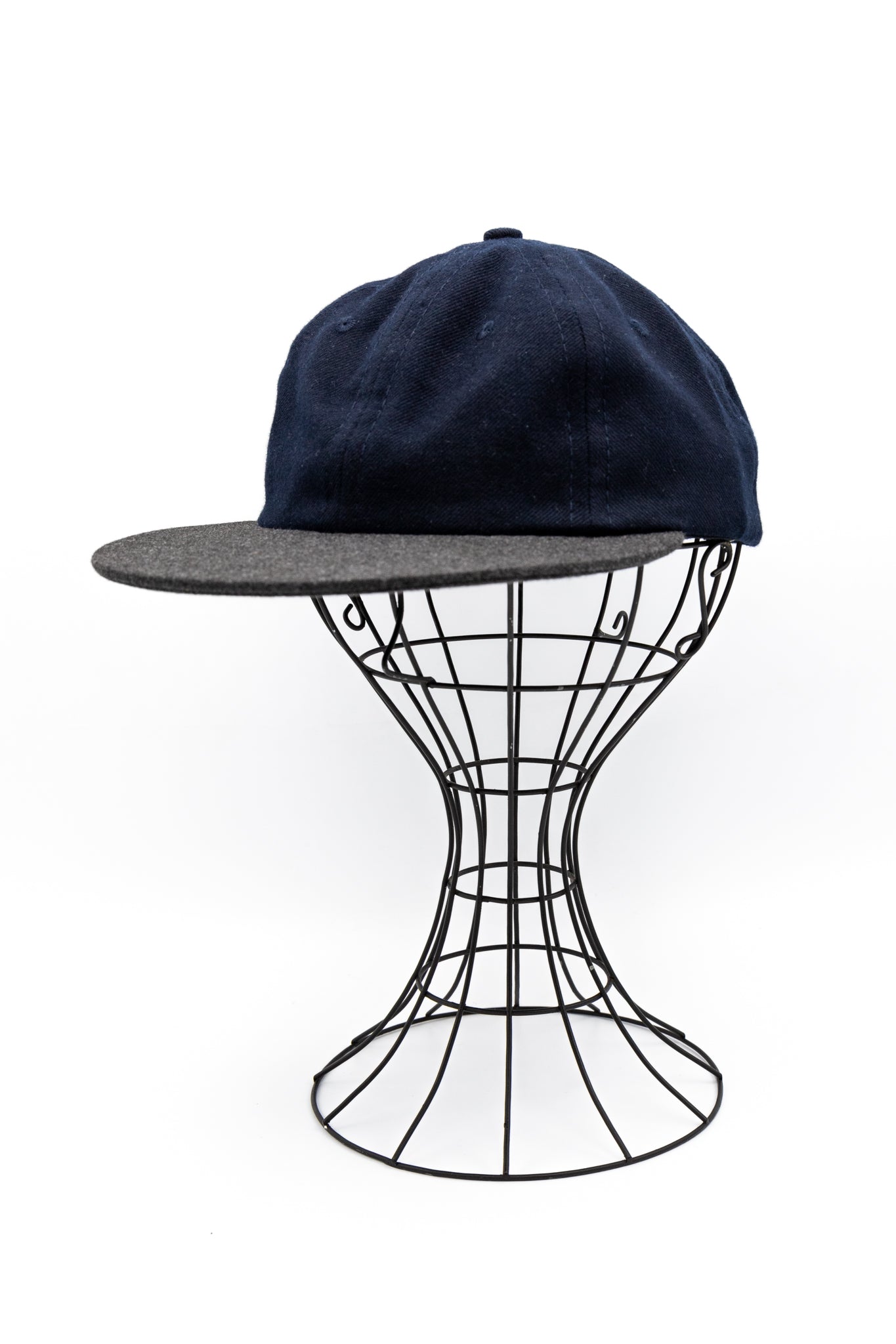 Yarn Dyed 6 Panel Cap - Navy/Charcoal