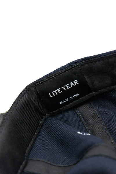 Yarn Dyed 6 Panel Cap - Navy/Charcoal