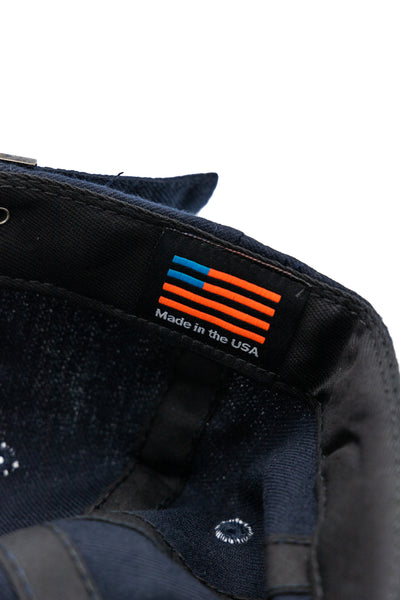 Yarn Dyed 6 Panel Cap - Navy/Charcoal