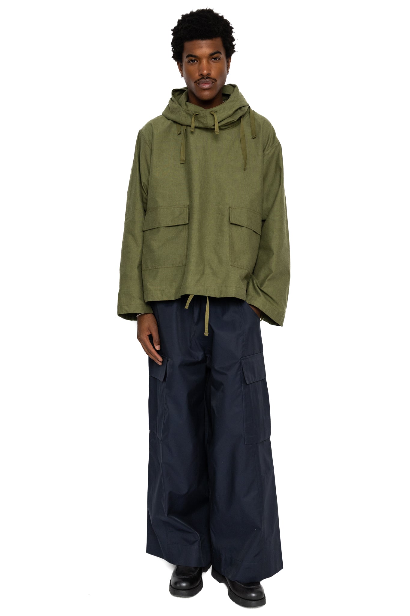 Salvage Smock Cotton Iridescent - Olive