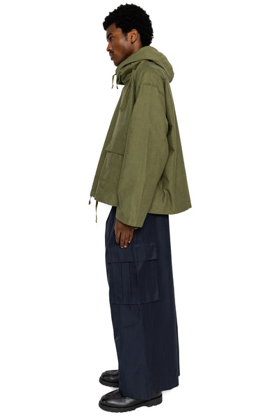 Salvage Smock Cotton Iridescent - Olive