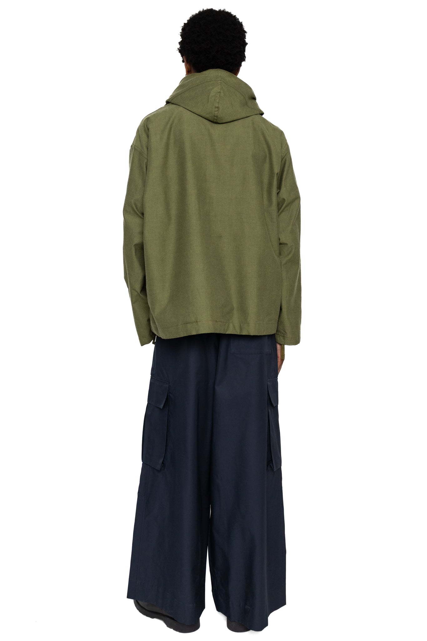 Salvage Smock Cotton Iridescent - Olive