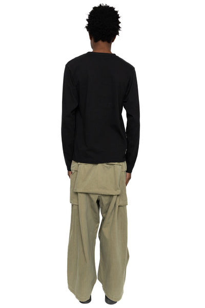 Herringbone JUMBO MONKEY Pants - Khaki