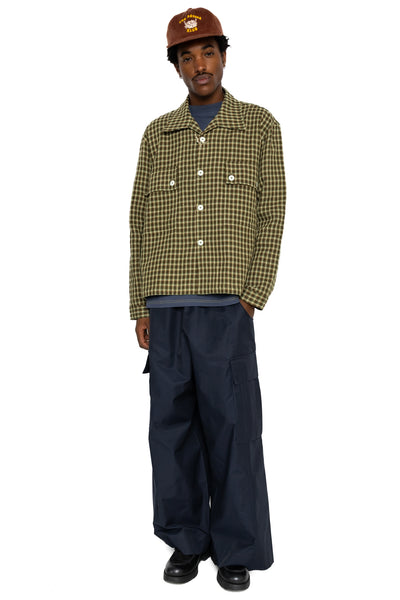 Wide Leg Cargo Pant - Navy