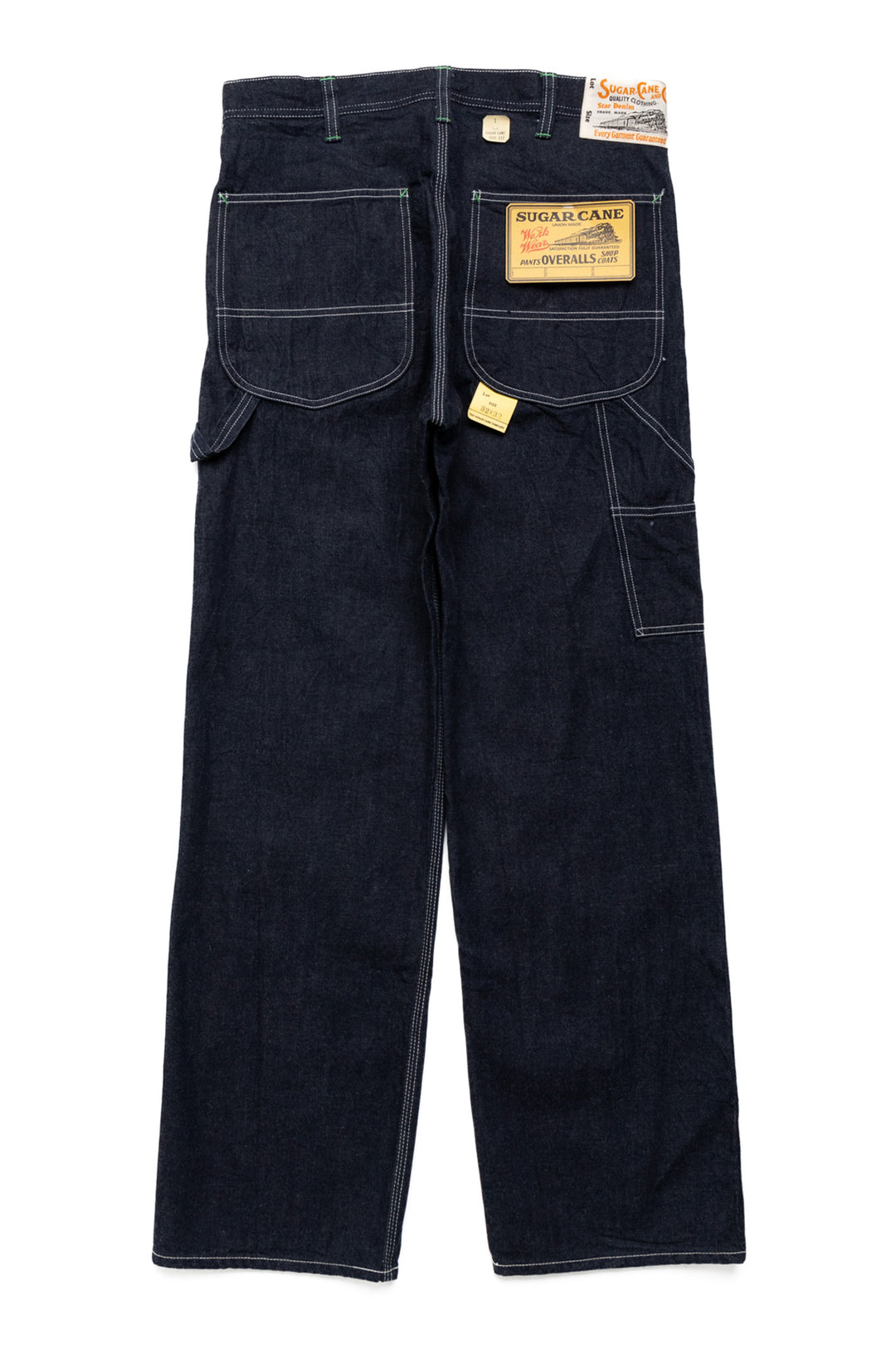 SugarCane　lot1974 w38 Sugar Cane 11oz Blue Denim Work Pants – BLUE IN GREEN SOHO