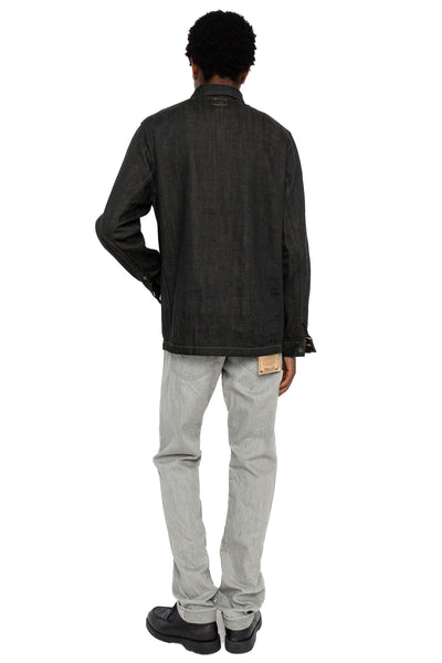 03100-BKOL 12.5oz Black x Olive Selvedge Denim Coverall