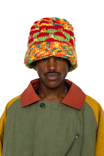 Hand Knitted Roots Hat