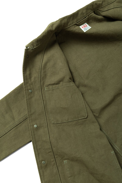 03100-HOX-OLG Sulfur Dyed Heavy OX Coverall - Olive Green