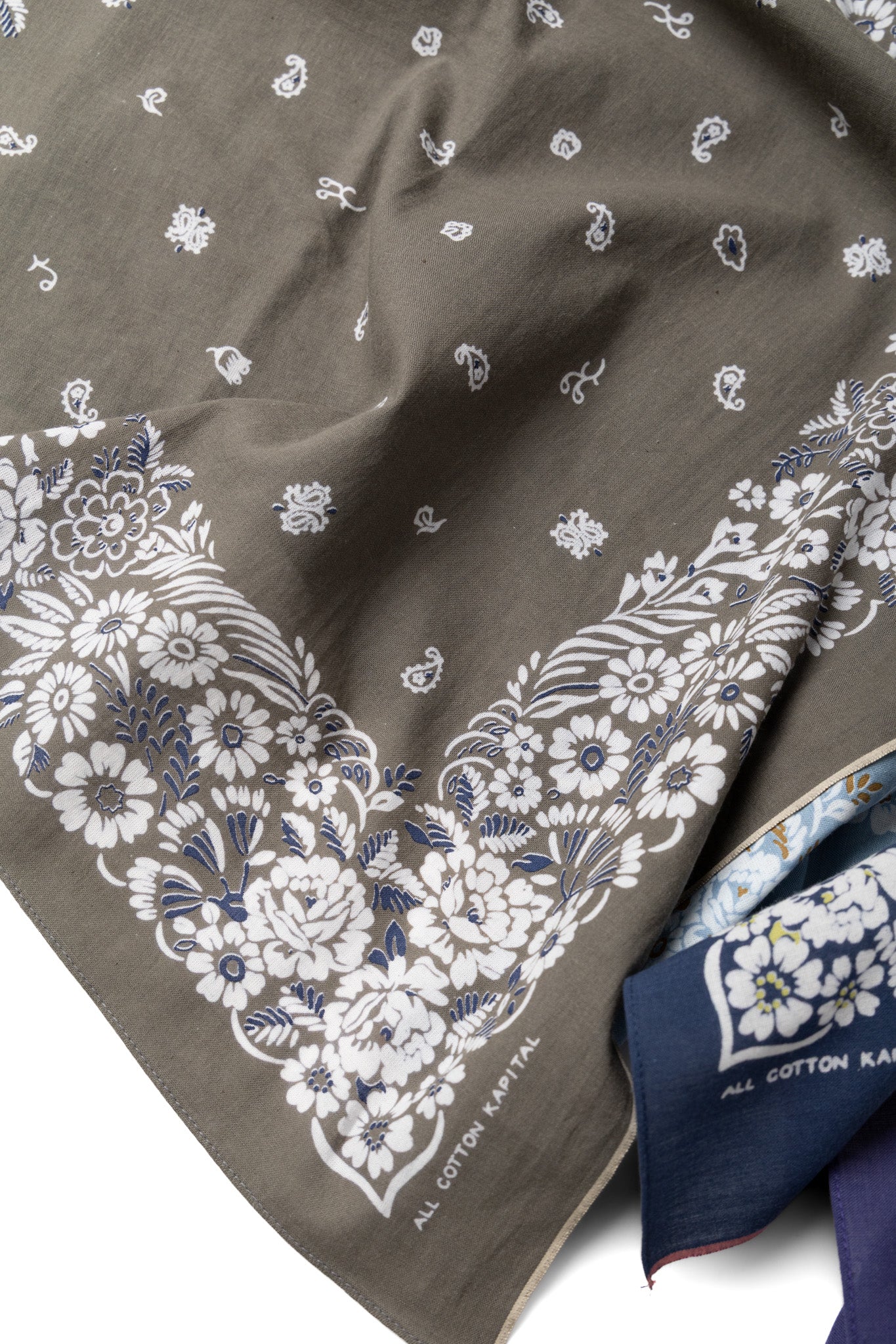 Fastcolor Selvedge Bandana (CHURCHILL GARDEN) 20x20