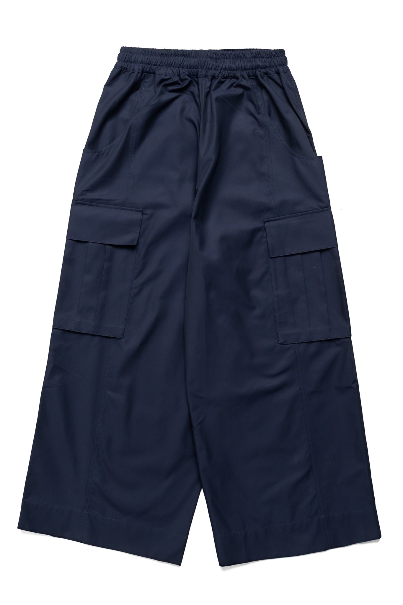 Wide Leg Cargo Pant - Navy