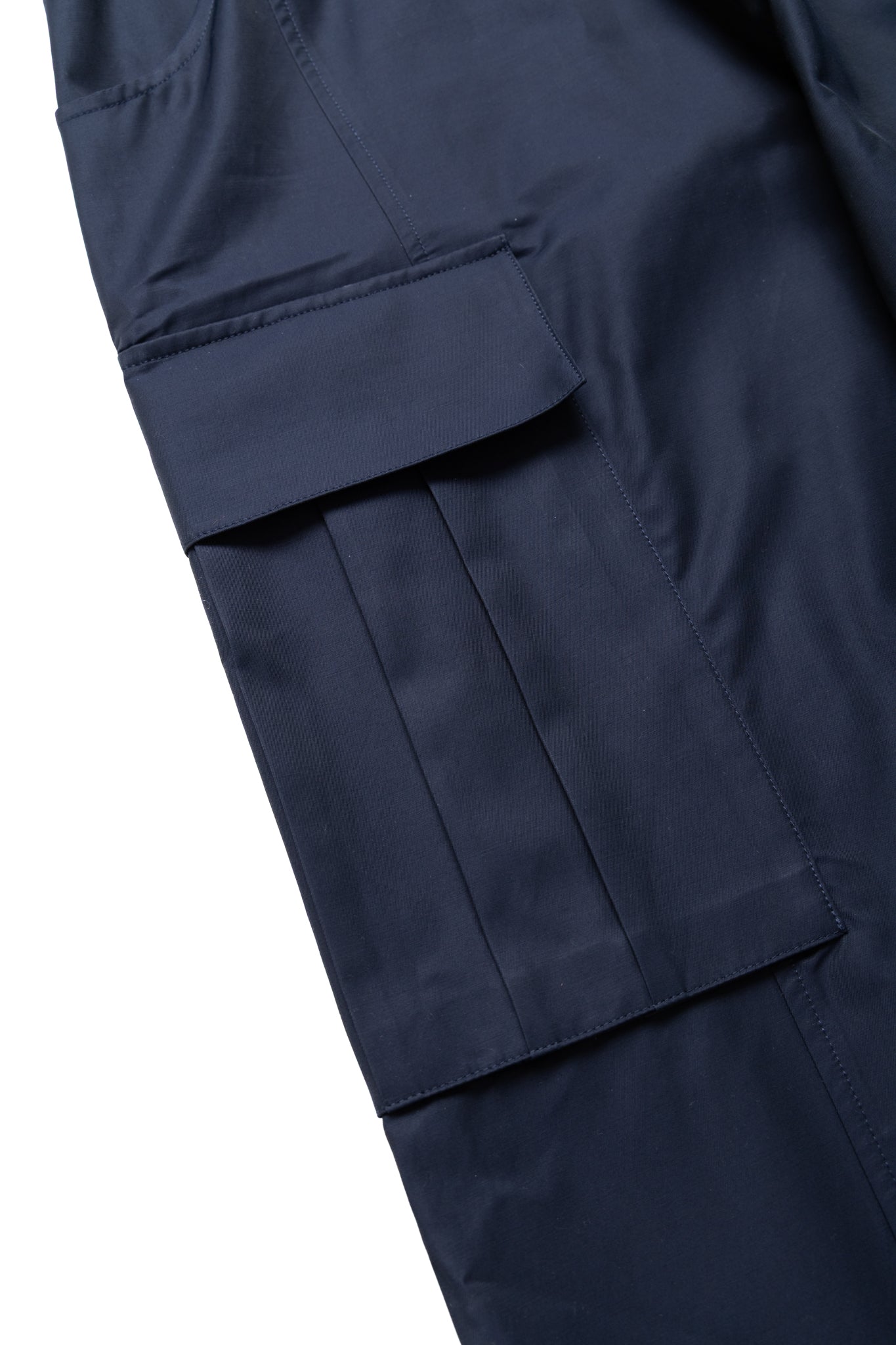 Wide Leg Cargo Pant - Navy