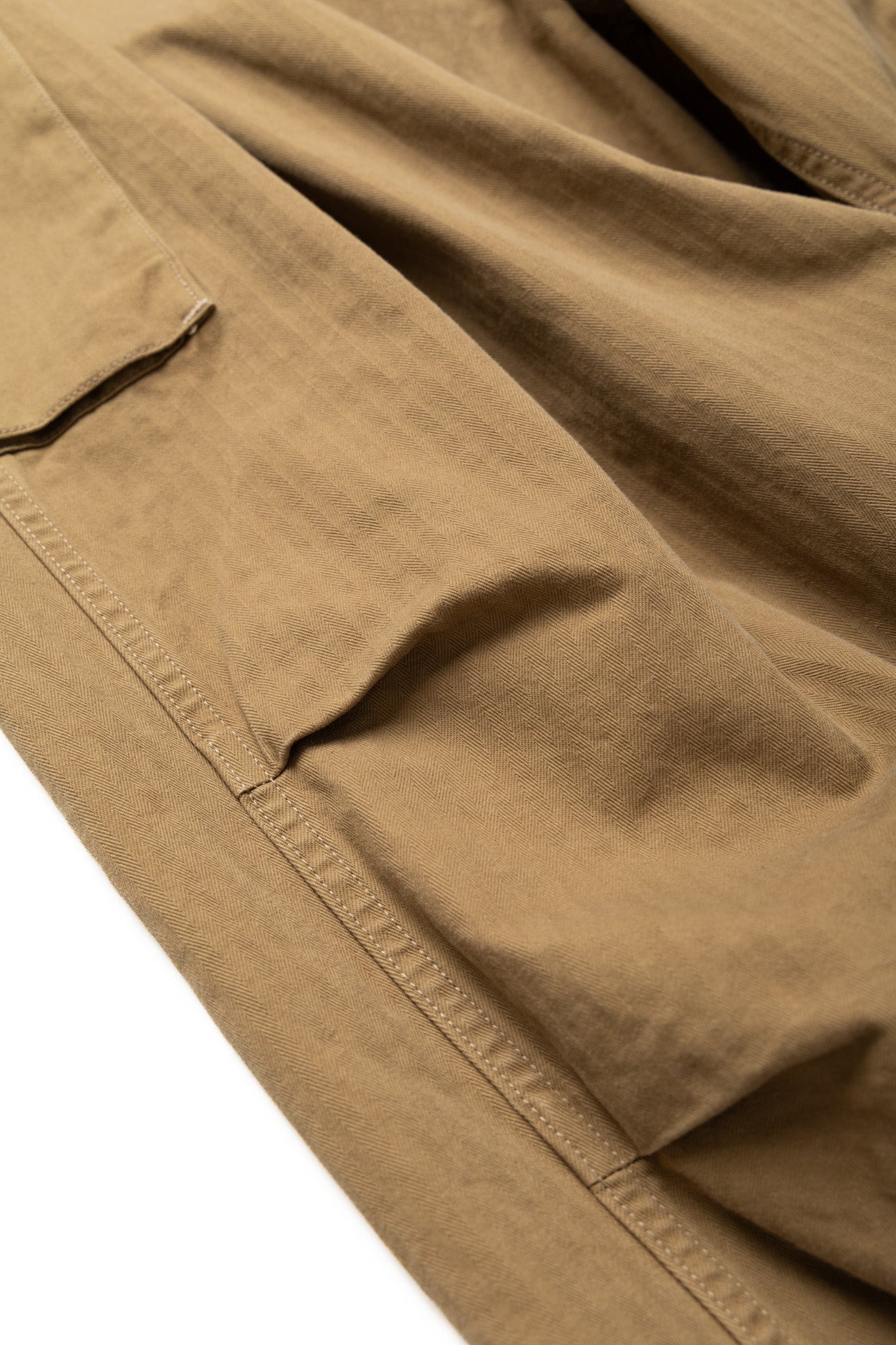 Herringbone JUMBO MONKEY Pants - Camel