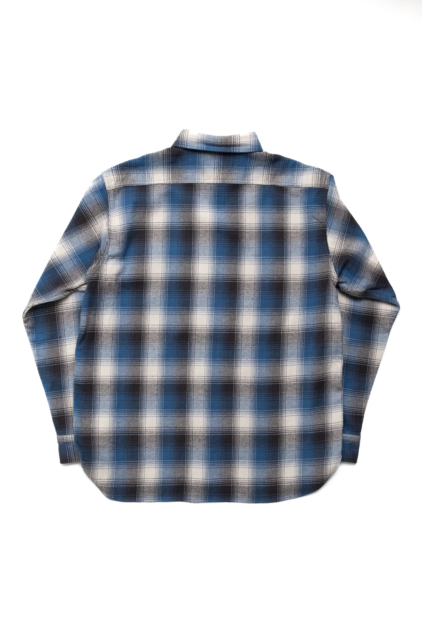 Twill Check Work Shirt - Blue