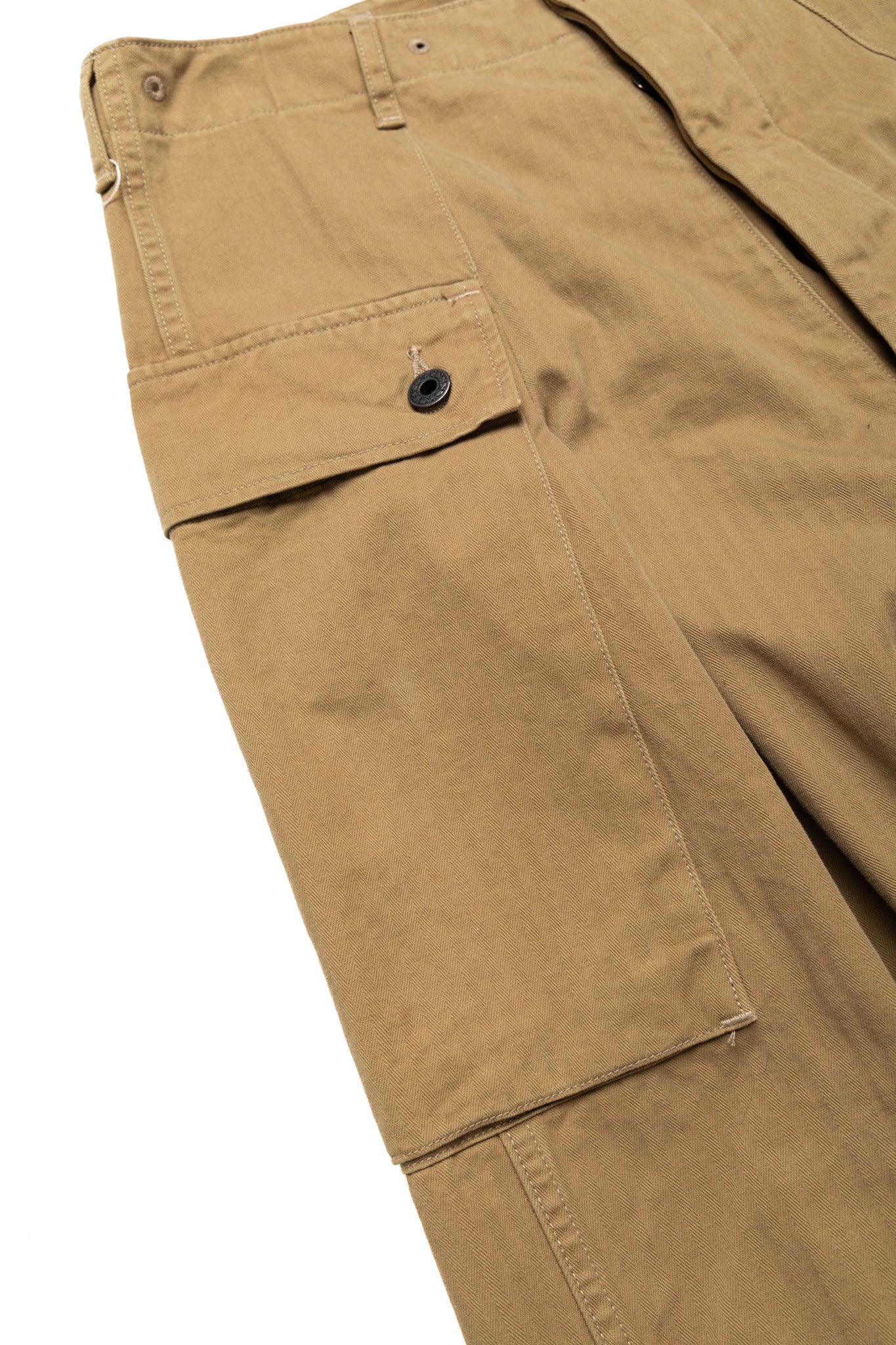 Herringbone JUMBO MONKEY Pants - Camel