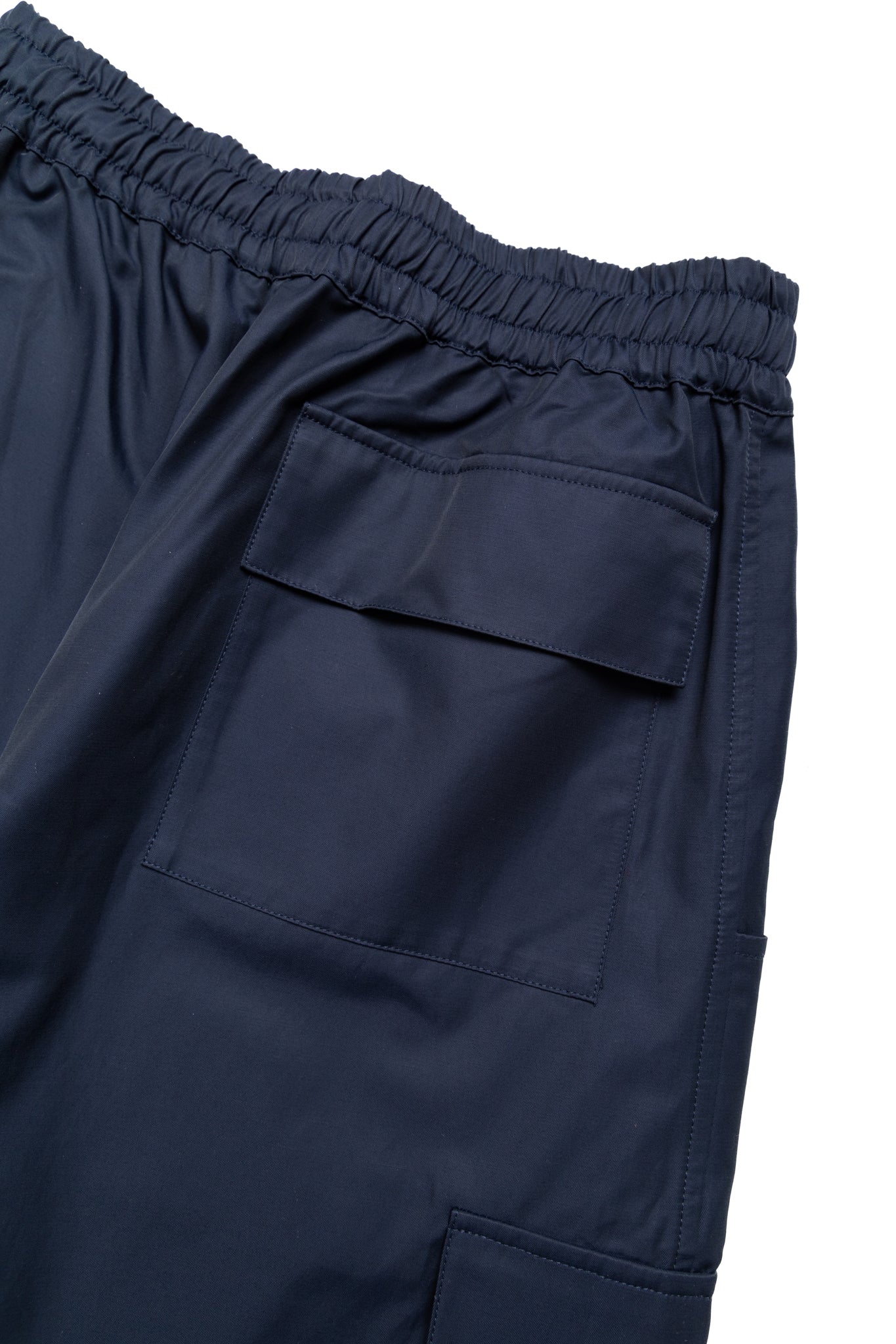 Wide Leg Cargo Pant - Navy