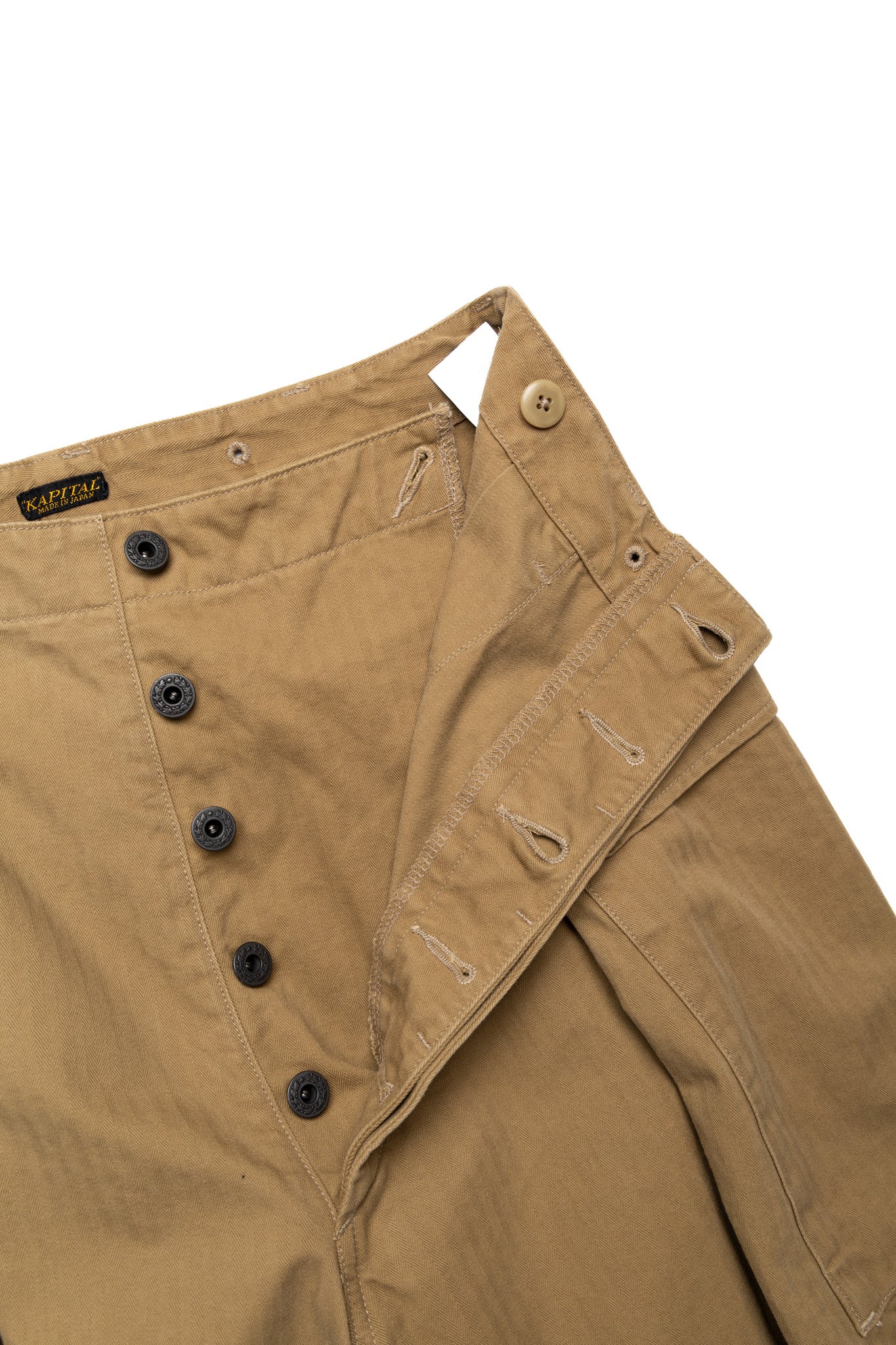 Herringbone JUMBO MONKEY Pants - Camel