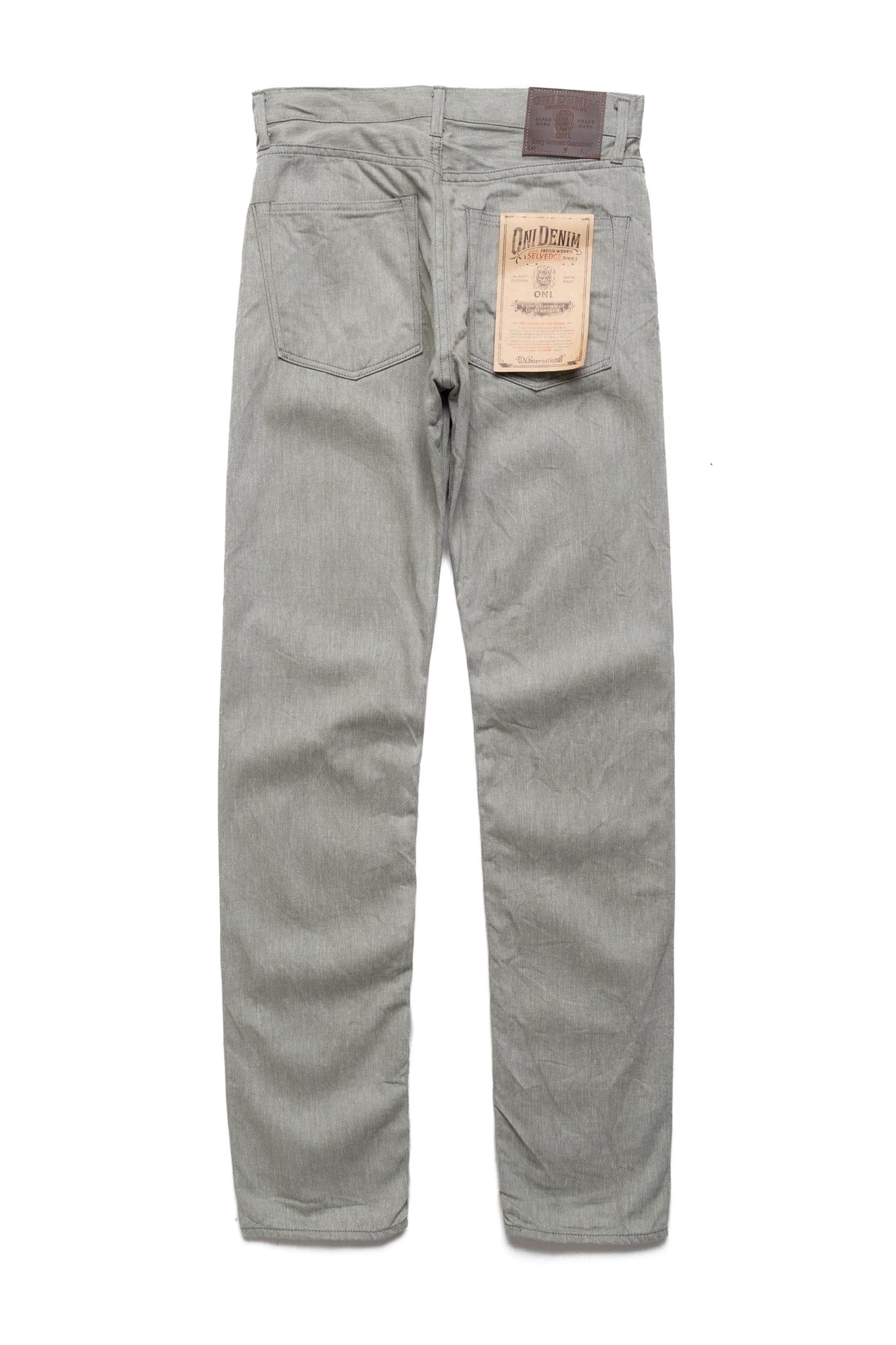 246-Moku 11oz Heather Grey Denim Neat Straight