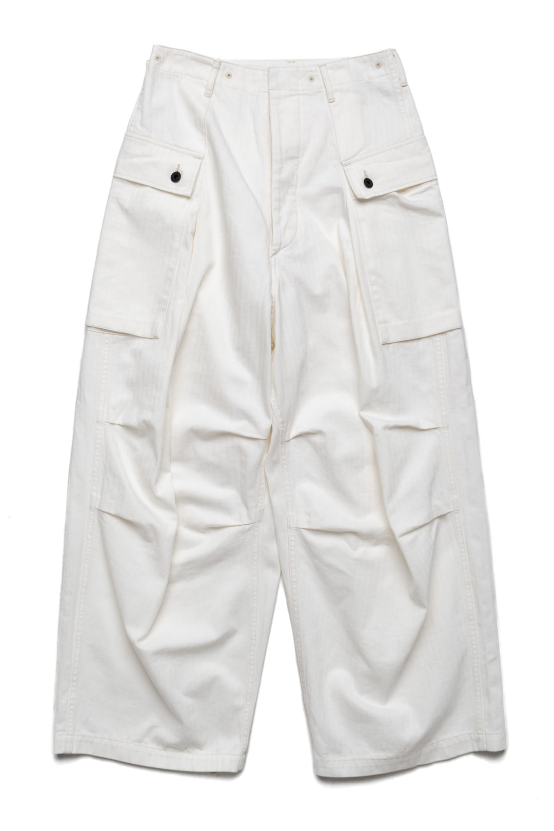 Kapital Herringbone JUMBO MONKEY Pants - White – BLUE IN GREEN SOHO