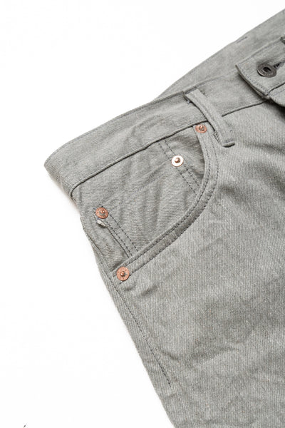 246-Moku 11oz Heather Grey Denim Neat Straight