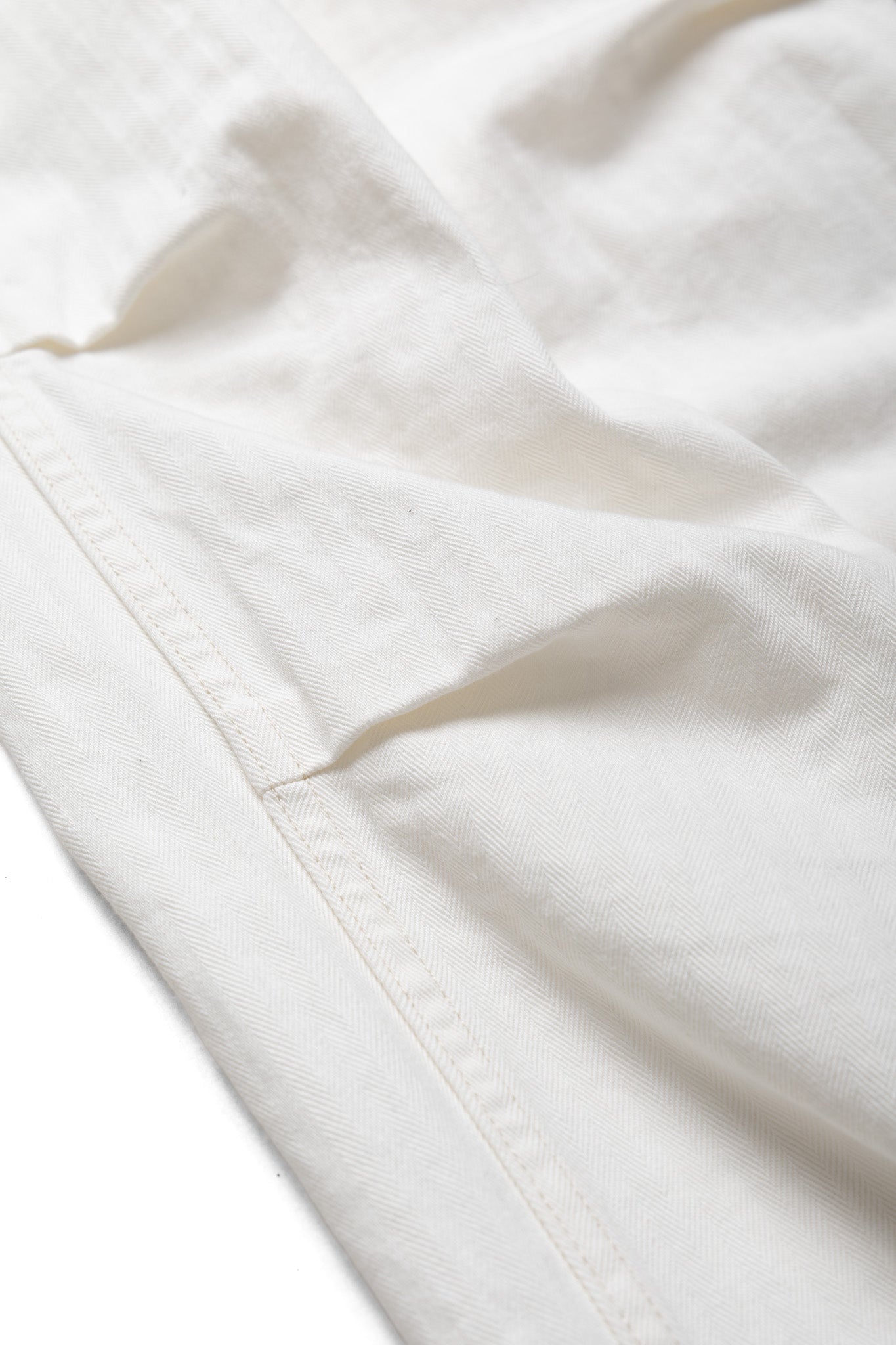 Herringbone JUMBO MONKEY Pants - White