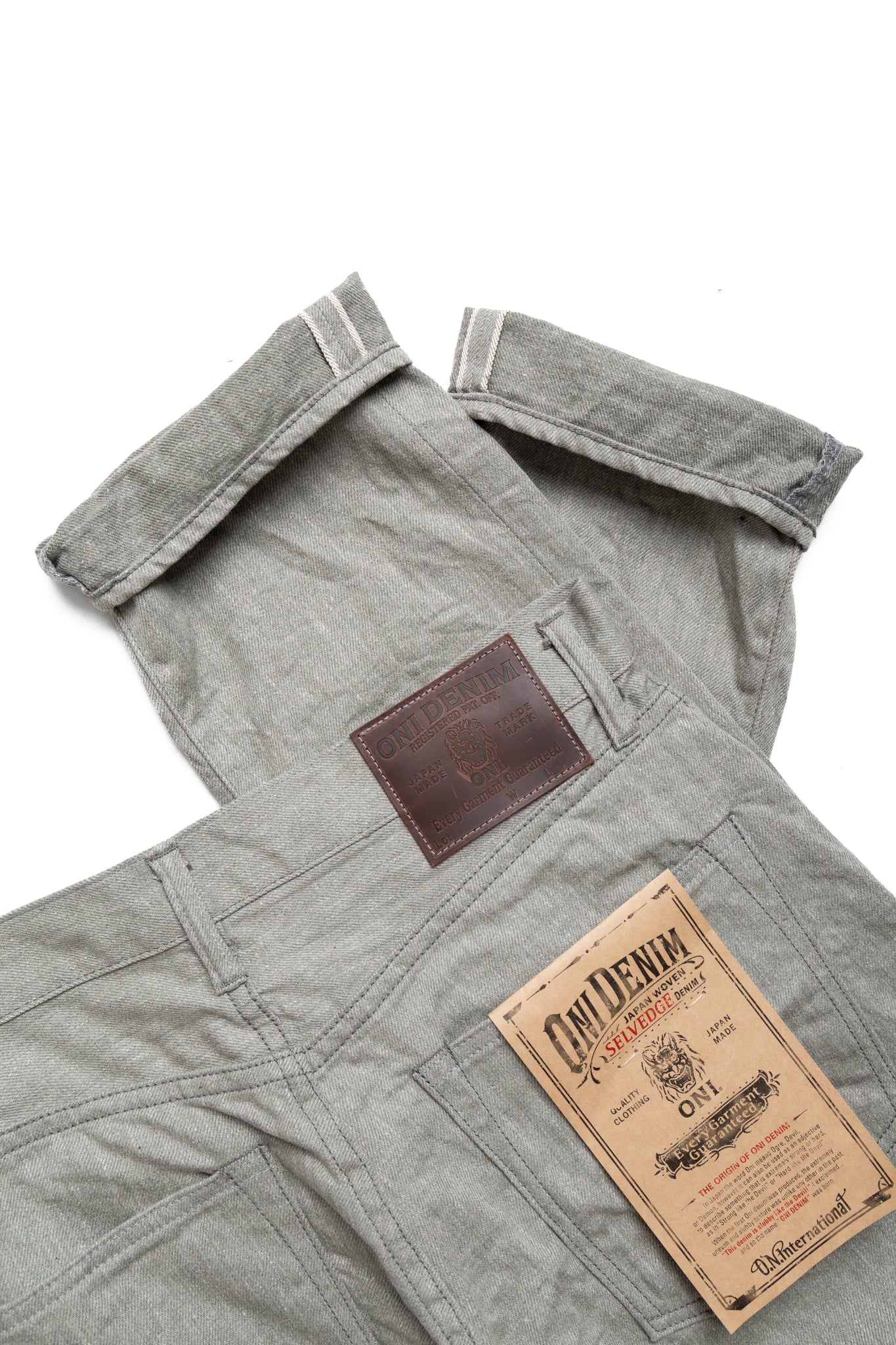246-Moku 11oz Heather Grey Denim Neat Straight