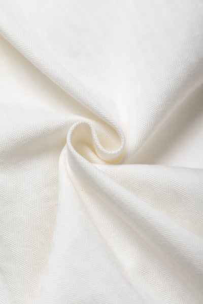 Herringbone JUMBO MONKEY Pants - White