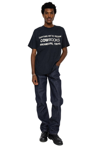 Book Vendor T-Shirt - Black x Ivory