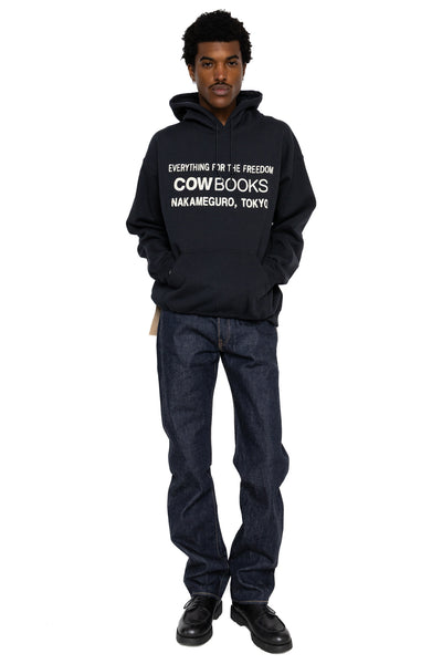 Book Vendor Hoodie - Black x Ivory