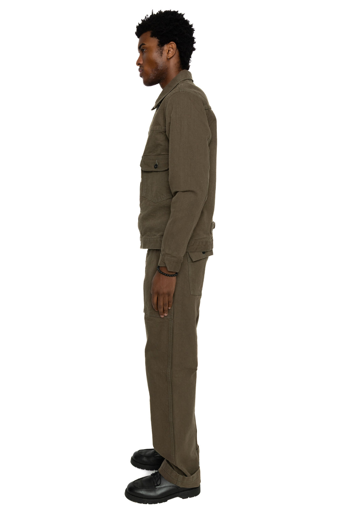 Oni Denim 207-HOX-OLB Baker Pants 13oz Sulfur Dye Heavy Oxford