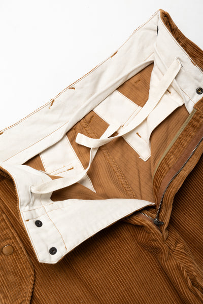 Over Pant Cotton 8W Corduroy - Chestnut