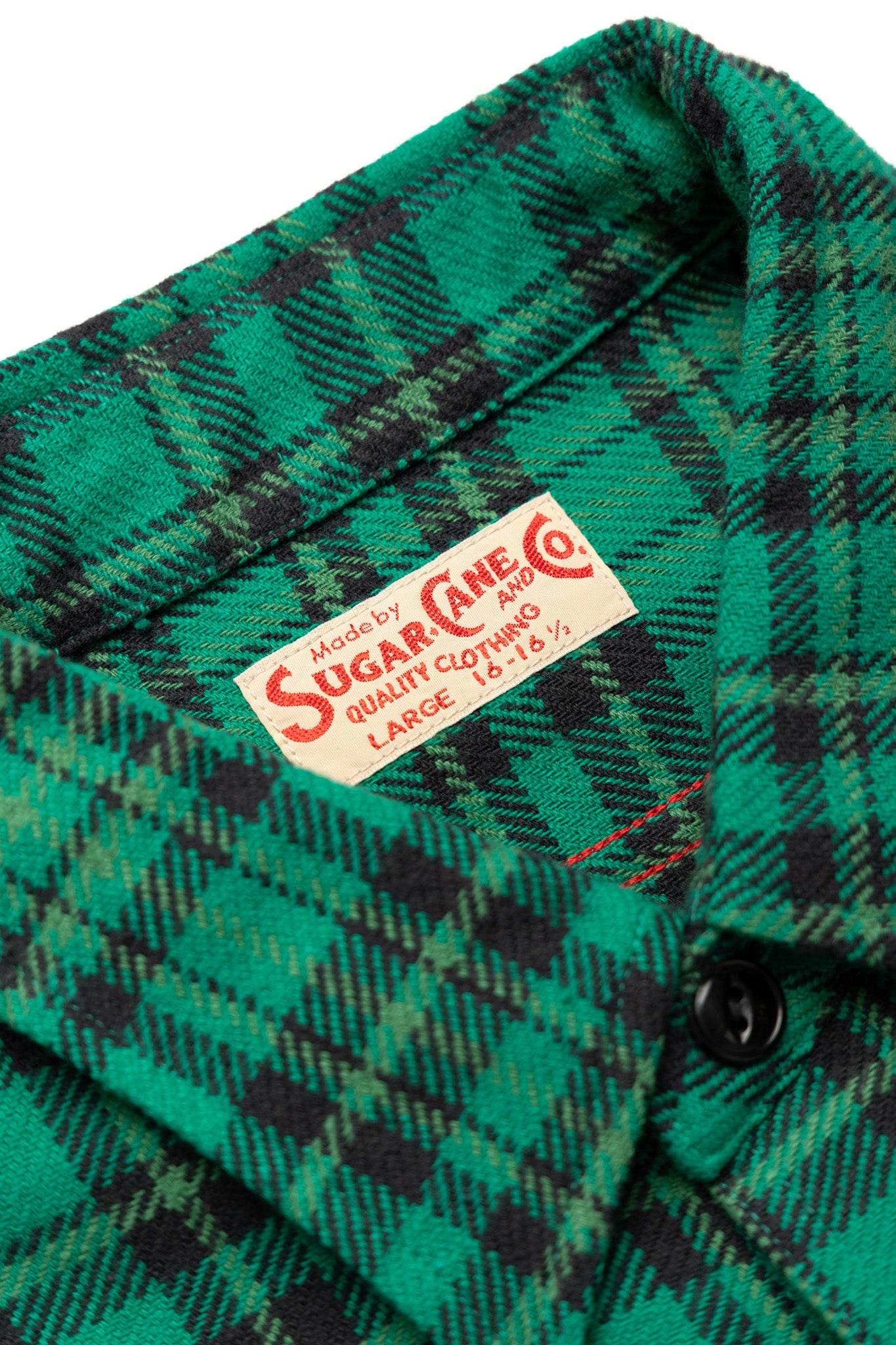 Twill Check L/S Work Shirt - Green