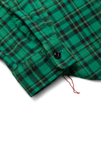 Twill Check L/S Work Shirt - Green