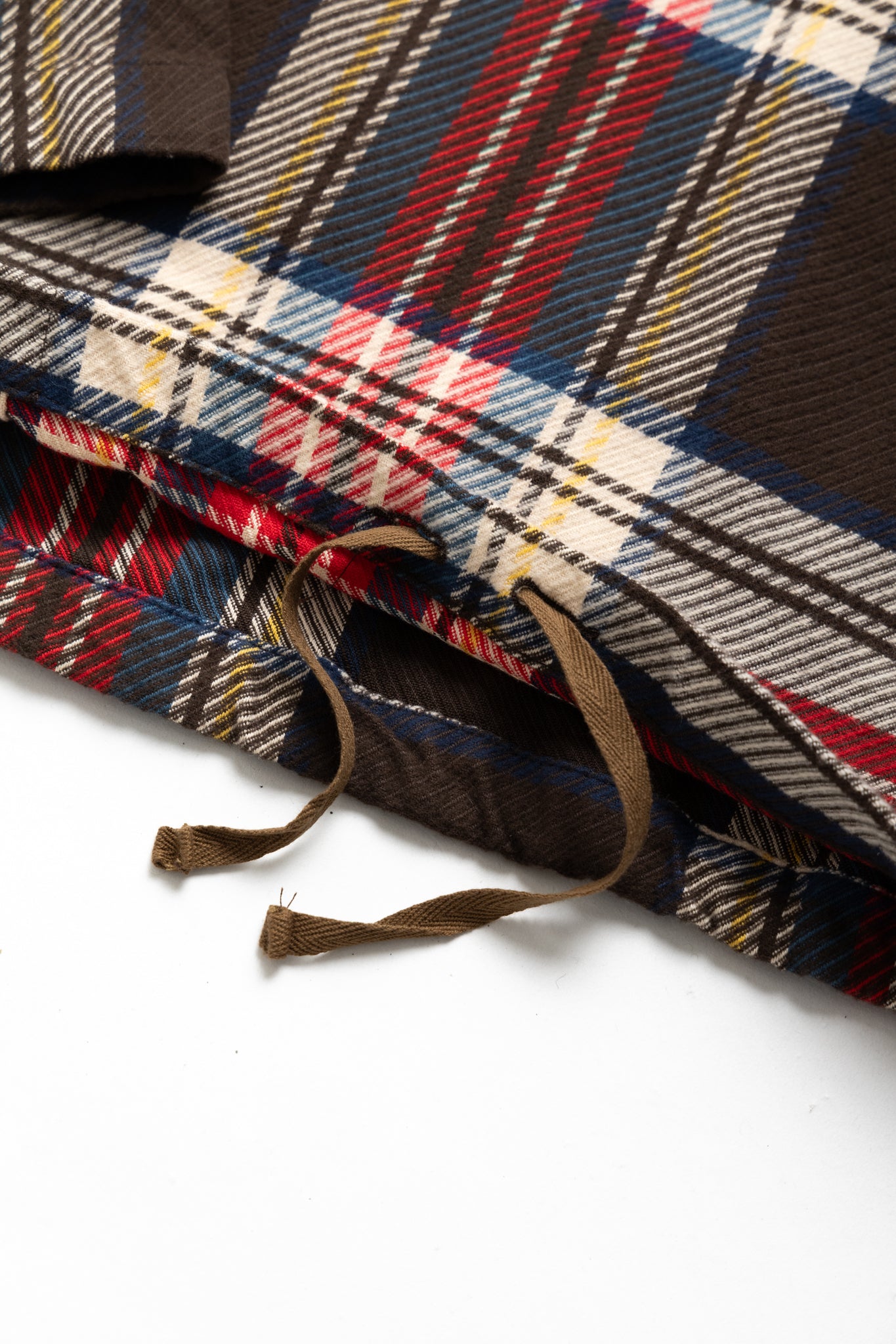 Cagoule Shirt Cotton Heavy Twill Plaid - Brown