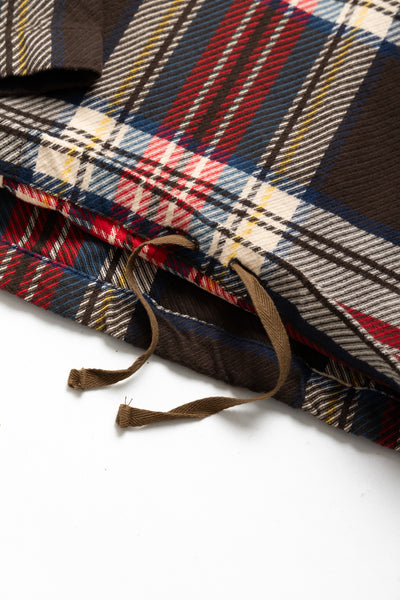 Cagoule Shirt Cotton Heavy Twill Plaid - Brown