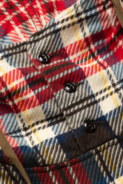 Cagoule Shirt Cotton Heavy Twill Plaid - Brown