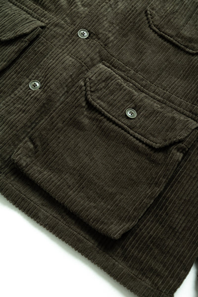 Suffolk Shirt Jacket Cotton 4.5W Corduroy - Olive