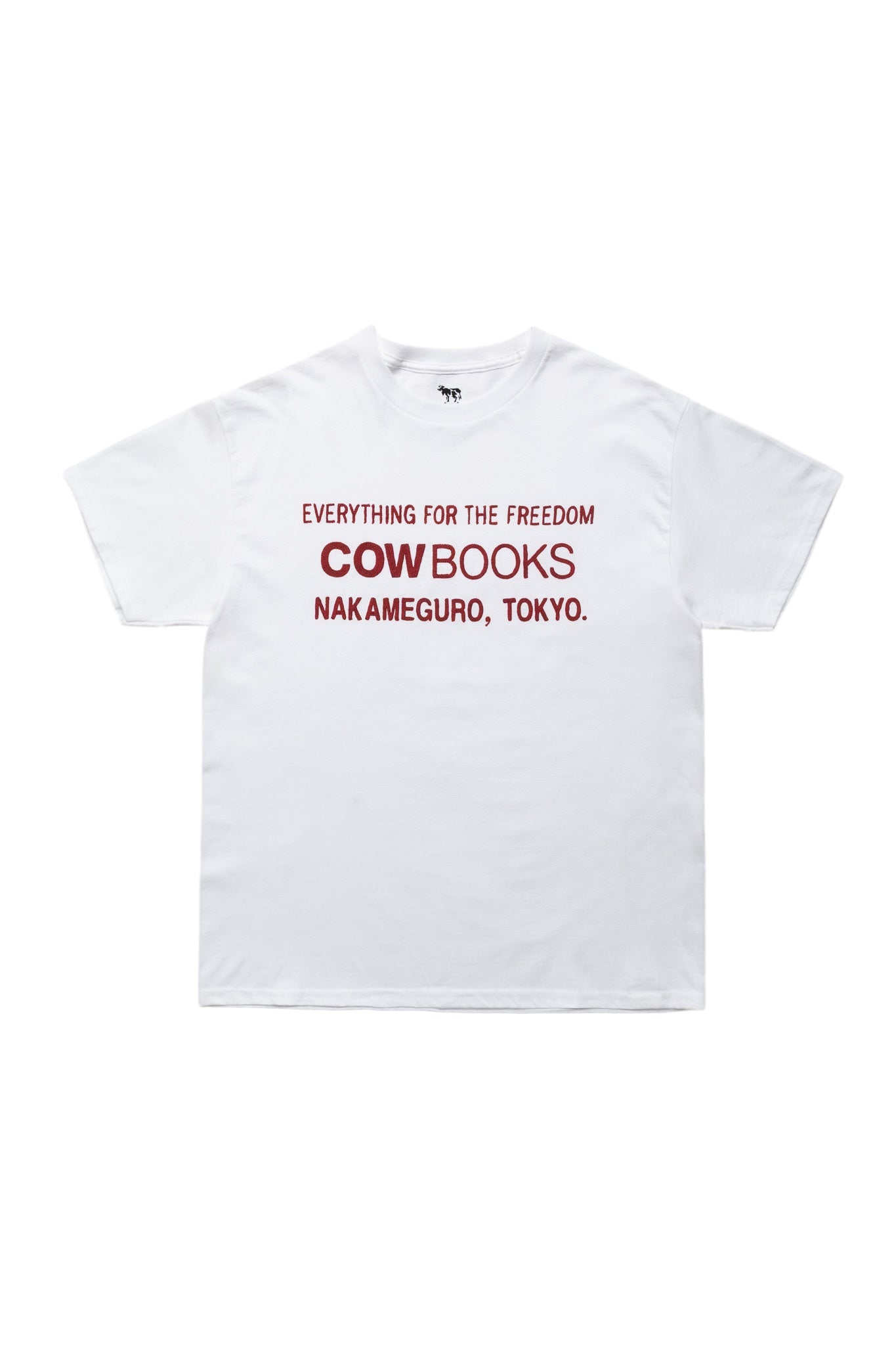 Book Vendor T-Shirt - White x Red