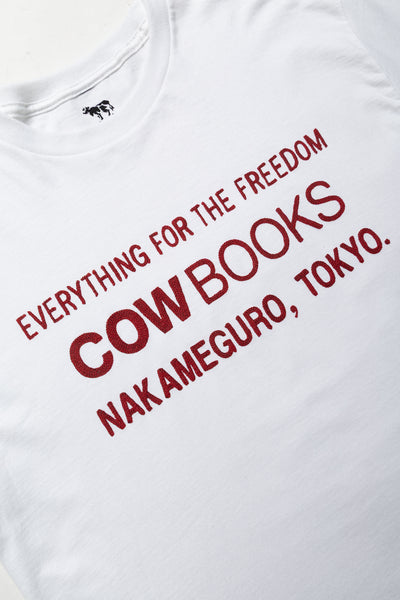 Book Vendor T-Shirt - White x Red