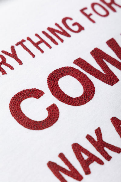Book Vendor T-Shirt - White x Red