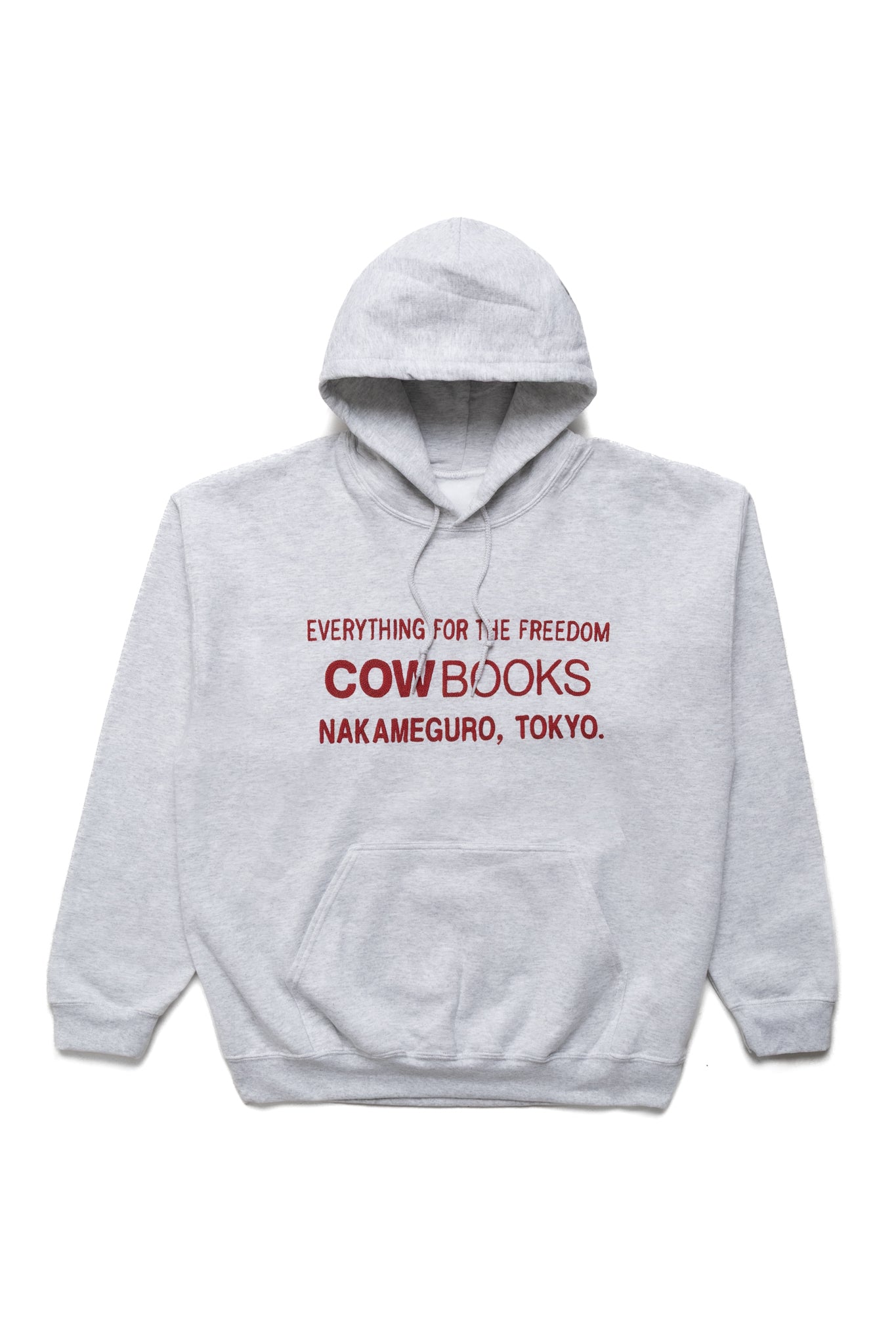 Book Vendor Hoodie - Ash x Red