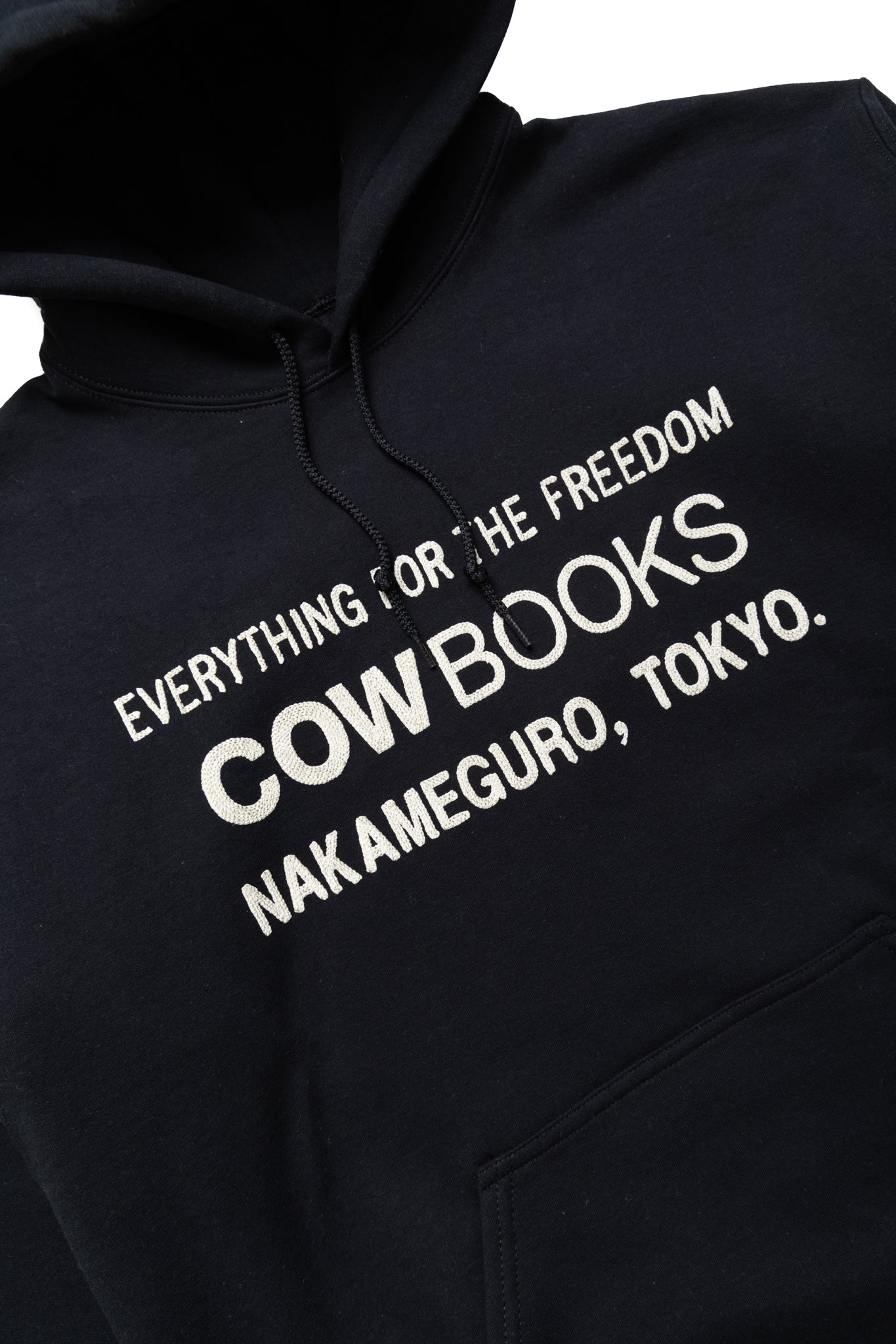 Book Vendor Hoodie - Black x Ivory