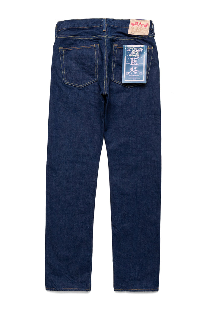 Studio D'Artisan 45th Indigo Sakura Jeans – BLUE IN GREEN SOHO