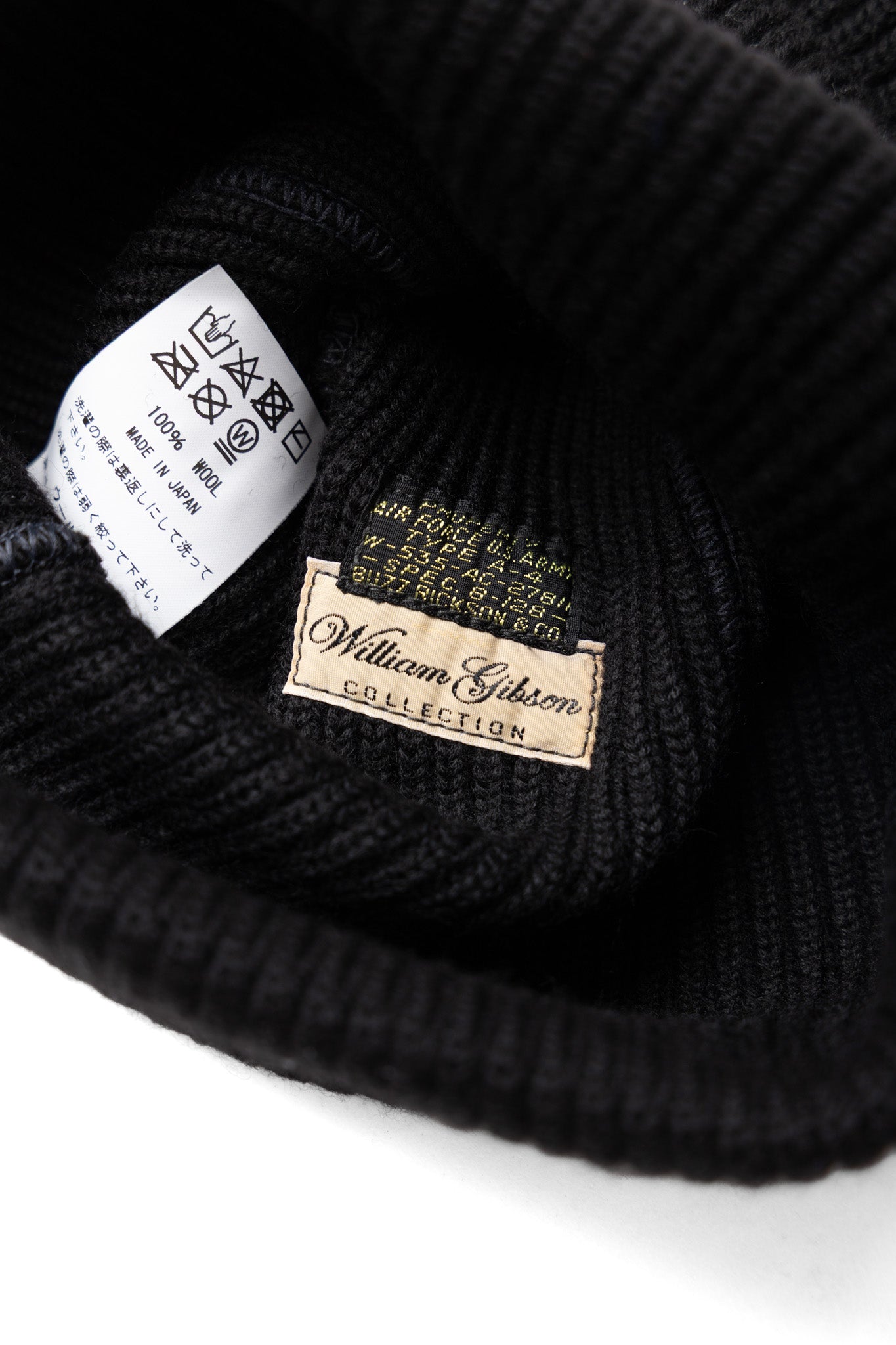 Black A-4 Knit Cap