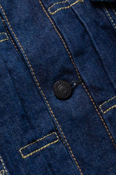 45th Indigo Sakura Denim Jacket