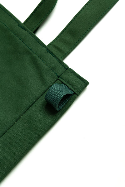 Canvas Messenger Tote Bag - Forest Green (Blue in Green exclusive)