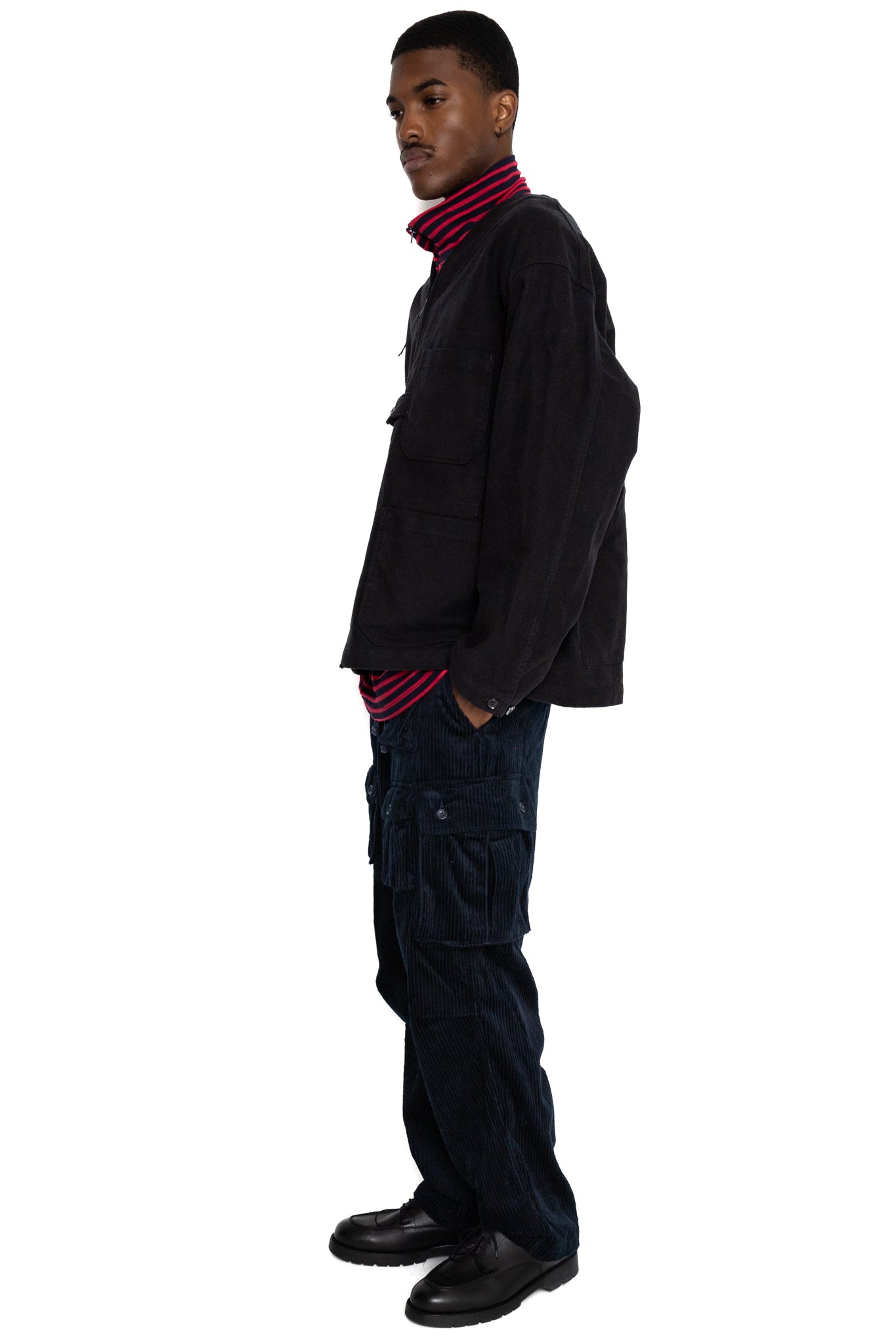 Shooting Jacket Cotton Moleskin - Black