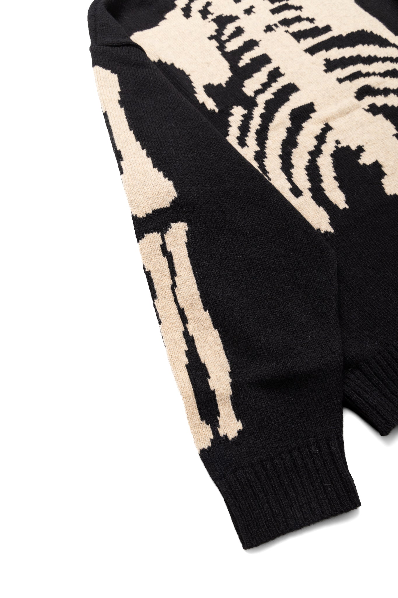 5G Wool BONE Crew Sweater - Black